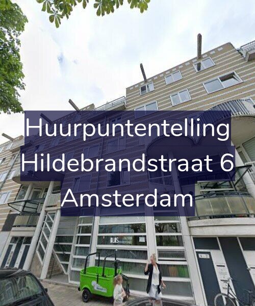 Foto gevel Huurpuntentelling voor Hildebrandstraat 6, Amsterdam