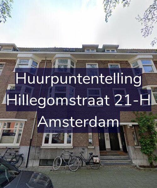 Foto gevel Huurpuntentelling voor Hillegomstraat 21-H, Amsterdam
