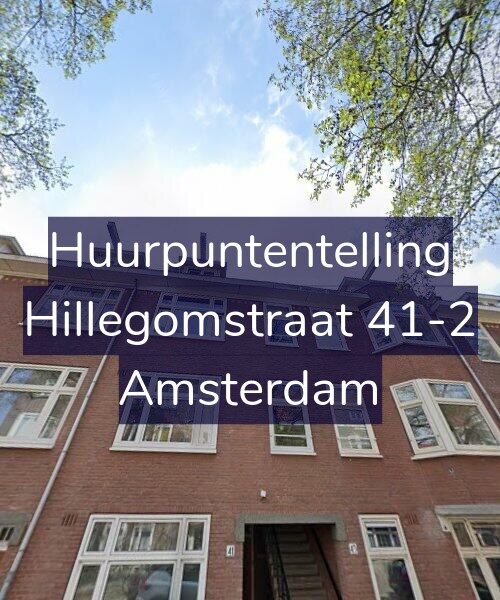 Foto gevel Huurpuntentelling voor Hillegomstraat 41-2, Amsterdam