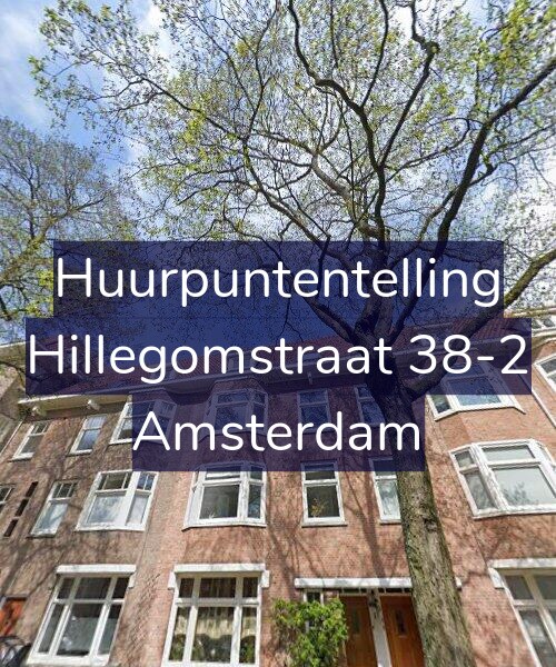 Foto gevel Huurpuntentelling voor Hillegomstraat 38-2, Amsterdam