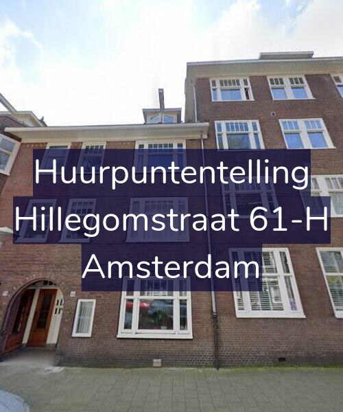 Foto gevel Huurpuntentelling voor Hillegomstraat 61-H, Amsterdam