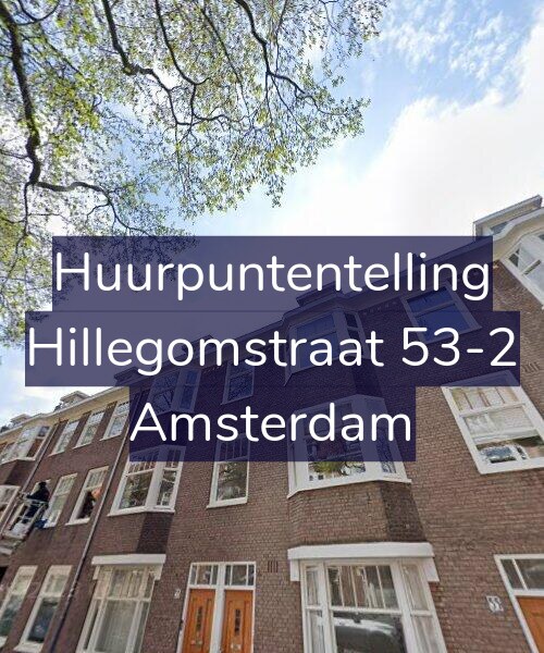 Foto gevel Huurpuntentelling voor Hillegomstraat 53-2, Amsterdam