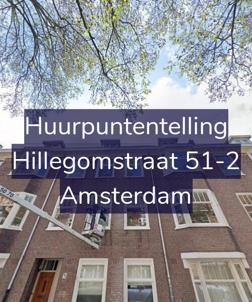 Foto gevel Huurpuntentelling voor Hillegomstraat 51-2, Amsterdam