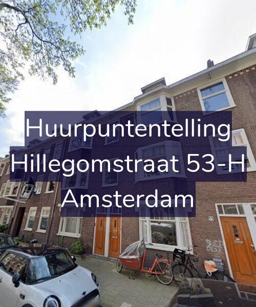 Foto gevel Huurpuntentelling voor Hillegomstraat 53-H, Amsterdam