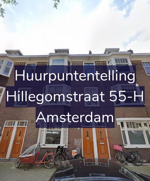 Foto gevel Huurpuntentelling voor Hillegomstraat 55-H, Amsterdam