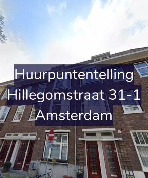 Foto gevel Huurpuntentelling voor Hillegomstraat 31-1, Amsterdam