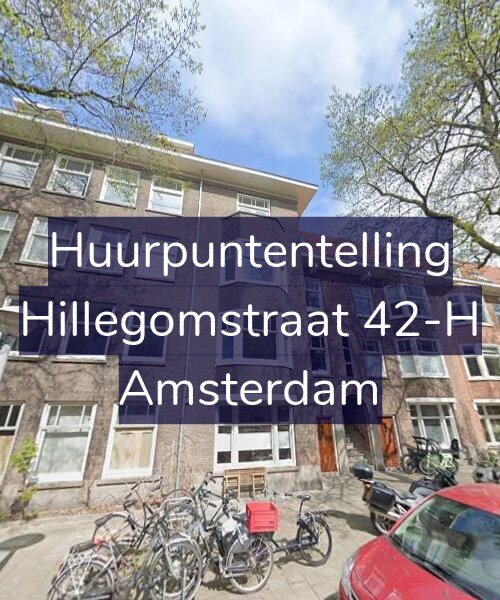 Foto gevel Huurpuntentelling voor Hillegomstraat 42-H, Amsterdam