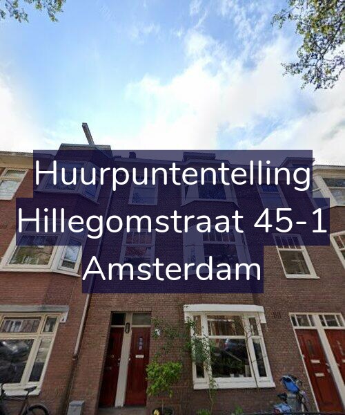 Foto gevel Huurpuntentelling voor Hillegomstraat 45-1, Amsterdam