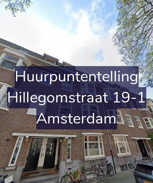 Foto gevel Huurpuntentelling voor Hillegomstraat 19-1, Amsterdam