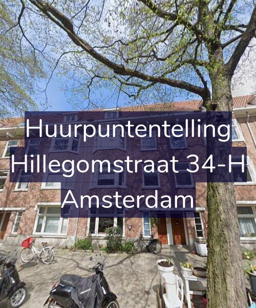 Foto gevel Huurpuntentelling voor Hillegomstraat 34-H, Amsterdam