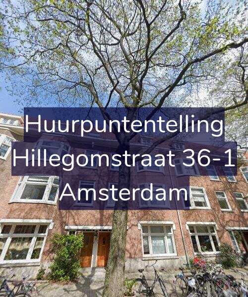 Foto gevel Huurpuntentelling voor Hillegomstraat 36-1, Amsterdam