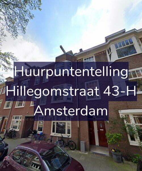 Foto gevel Huurpuntentelling voor Hillegomstraat 43-H, Amsterdam
