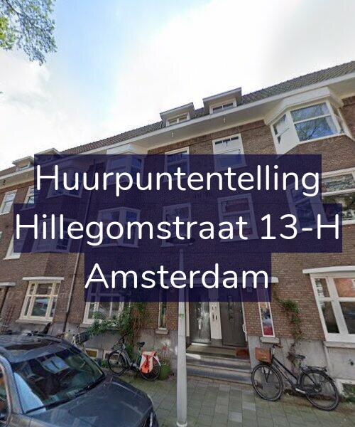 Foto gevel Huurpuntentelling voor Hillegomstraat 13-H, Amsterdam