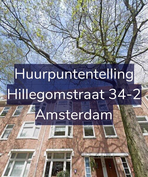 Foto gevel Huurpuntentelling voor Hillegomstraat 34-2, Amsterdam