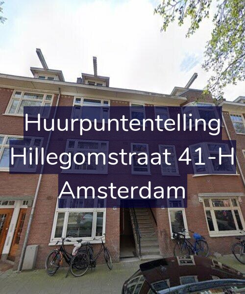 Foto gevel Huurpuntentelling voor Hillegomstraat 41-H, Amsterdam