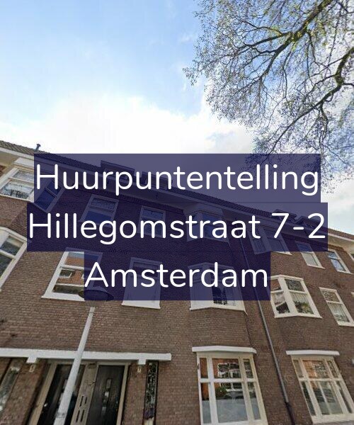 Foto gevel Huurpuntentelling voor Hillegomstraat 7-2, Amsterdam
