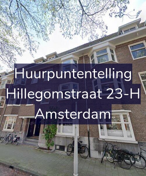 Foto gevel Huurpuntentelling voor Hillegomstraat 23-H, Amsterdam