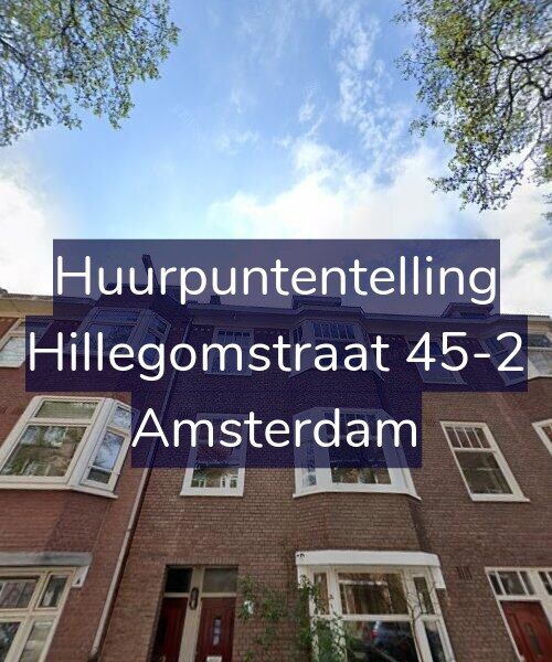 Foto gevel Huurpuntentelling voor Hillegomstraat 45-2, Amsterdam