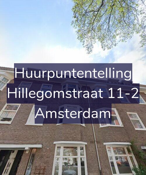 Foto gevel Huurpuntentelling voor Hillegomstraat 11-2, Amsterdam