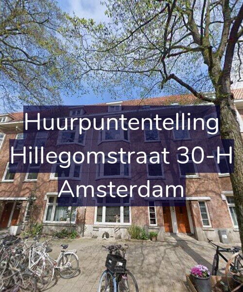 Foto gevel Huurpuntentelling voor Hillegomstraat 30-H, Amsterdam