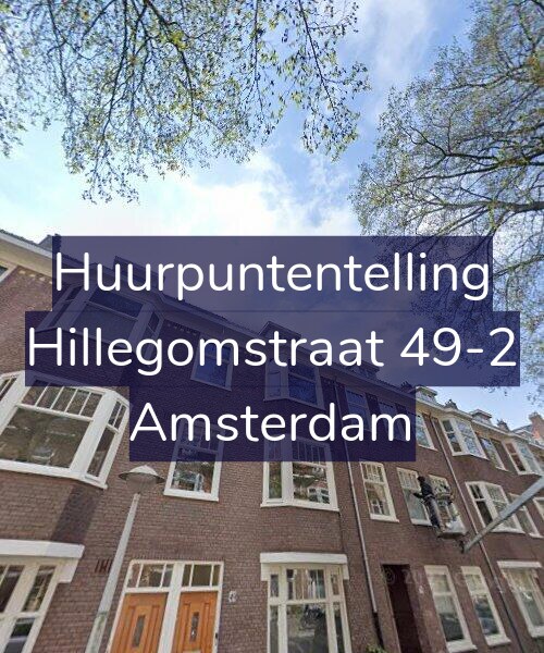 Foto gevel Huurpuntentelling voor Hillegomstraat 49-2, Amsterdam