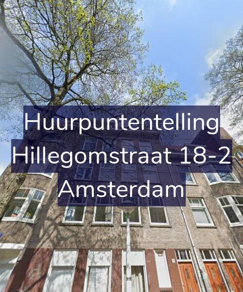 Foto gevel Huurpuntentelling voor Hillegomstraat 18-2, Amsterdam