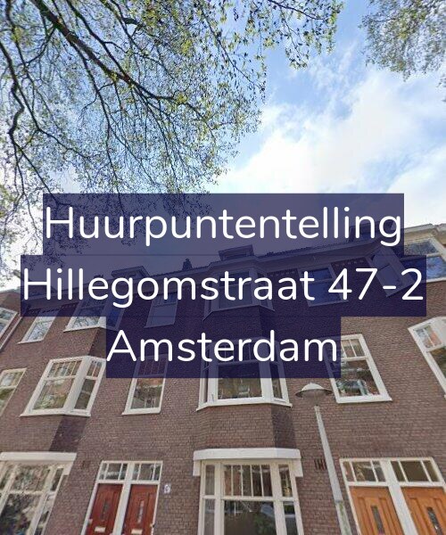 Foto gevel Huurpuntentelling voor Hillegomstraat 47-2, Amsterdam