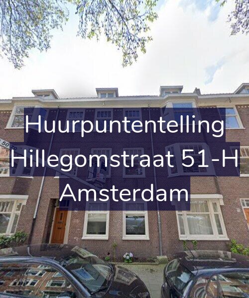 Foto gevel Huurpuntentelling voor Hillegomstraat 51-H, Amsterdam