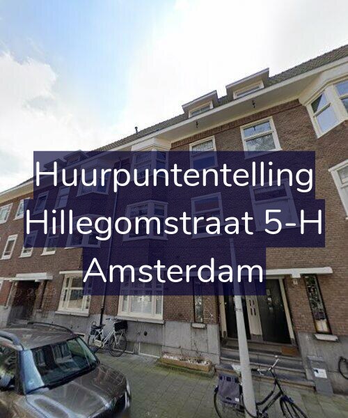 Foto gevel Huurpuntentelling voor Hillegomstraat 5-H, Amsterdam