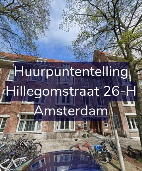 Foto gevel Huurpuntentelling voor Hillegomstraat 26-H, Amsterdam
