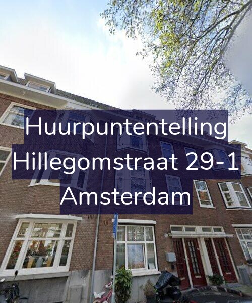 Foto gevel Huurpuntentelling voor Hillegomstraat 29-1, Amsterdam