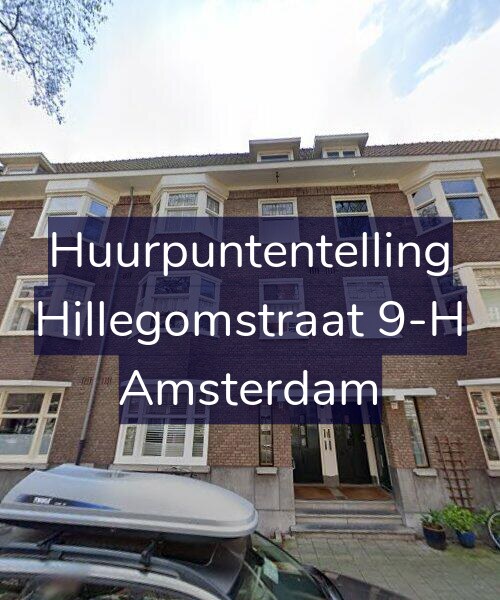 Foto gevel Huurpuntentelling voor Hillegomstraat 9-H, Amsterdam