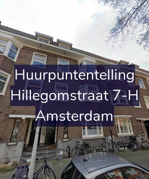 Foto gevel Huurpuntentelling voor Hillegomstraat 7-H, Amsterdam