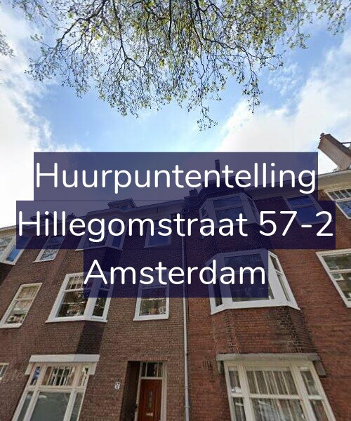 Foto gevel Huurpuntentelling voor Hillegomstraat 57-2, Amsterdam