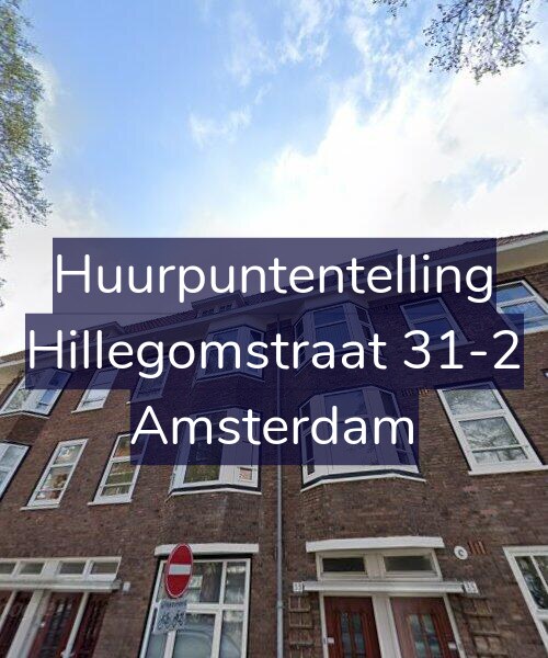 Foto gevel Huurpuntentelling voor Hillegomstraat 31-2, Amsterdam