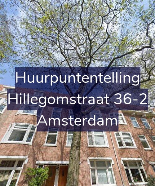 Foto gevel Huurpuntentelling voor Hillegomstraat 36-2, Amsterdam