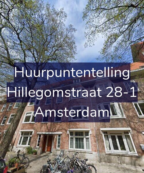 Foto gevel Huurpuntentelling voor Hillegomstraat 28-1, Amsterdam