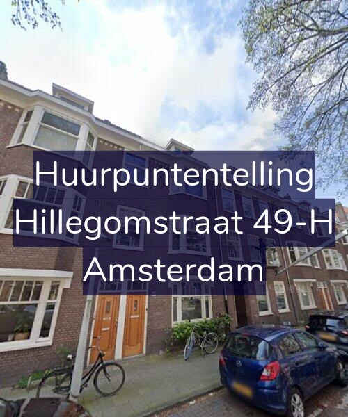 Foto gevel Huurpuntentelling voor Hillegomstraat 49-H, Amsterdam