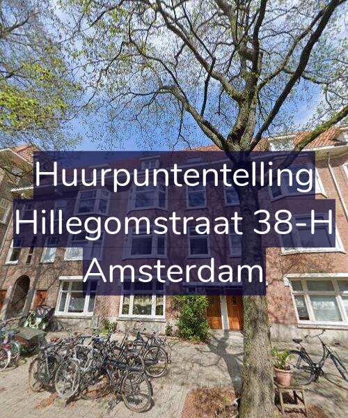 Foto gevel Huurpuntentelling voor Hillegomstraat 38-H, Amsterdam