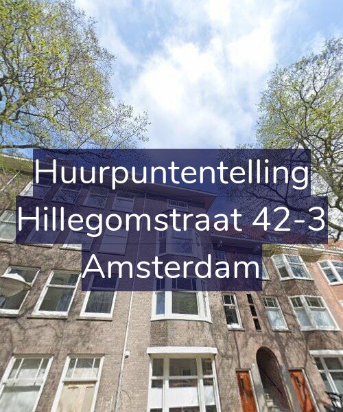 Foto gevel Huurpuntentelling voor Hillegomstraat 42-3, Amsterdam