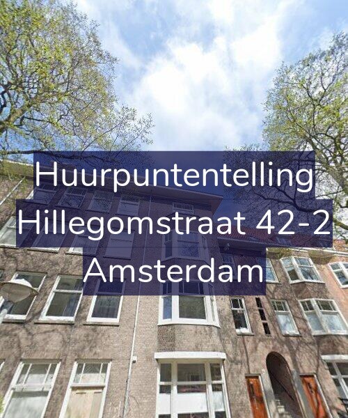 Foto gevel Huurpuntentelling voor Hillegomstraat 42-2, Amsterdam