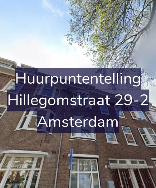 Foto gevel Huurpuntentelling voor Hillegomstraat 29-2, Amsterdam