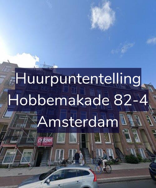 Foto gevel Huurpuntentelling voor Hobbemakade 82-4, Amsterdam