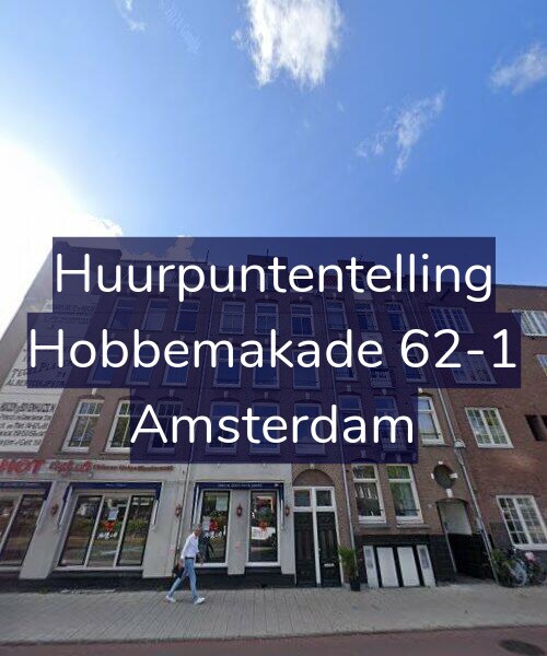 Foto gevel Huurpuntentelling voor Hobbemakade 62-1, Amsterdam