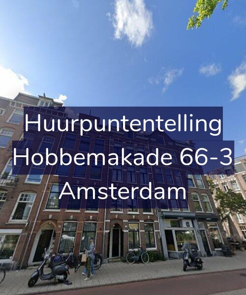 Foto gevel Huurpuntentelling voor Hobbemakade 66-3, Amsterdam