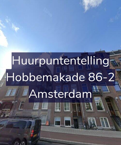 Foto gevel Huurpuntentelling voor Hobbemakade 86-2, Amsterdam