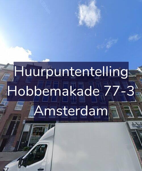 Foto gevel Huurpuntentelling voor Hobbemakade 77-3, Amsterdam