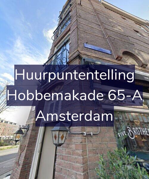 Foto gevel Huurpuntentelling voor Hobbemakade 65-A, Amsterdam