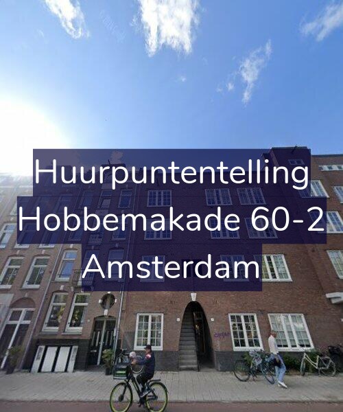 Foto gevel Huurpuntentelling voor Hobbemakade 60-2, Amsterdam
