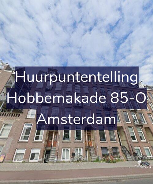 Foto gevel Huurpuntentelling voor Hobbemakade 85-O, Amsterdam